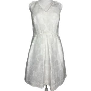 J. Crew | Women’s White Cotton Jacquard Sheath Dress